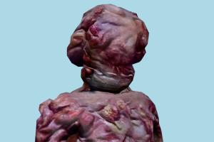 Zombie Silent-Hill, zombie, zombies, horror, human, xna, characters, rigged
